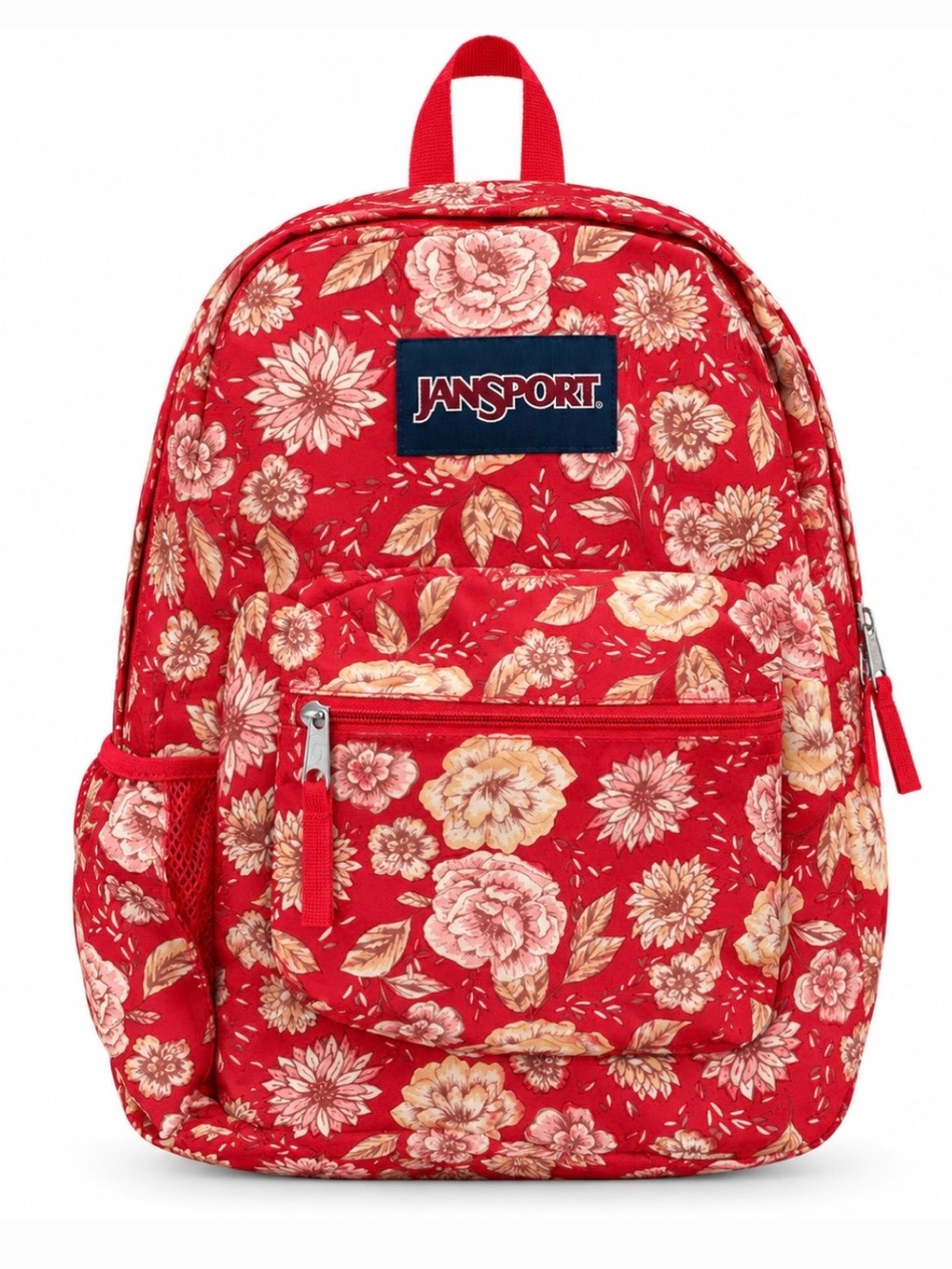 Jansport Red Floral Backpack